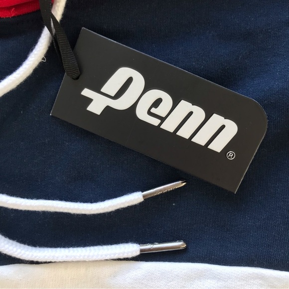 Penn Sport // Multi-color Block Logo Hoodie - Picture 4 of 7
